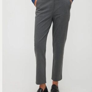 Kit and Ace Seymour Classic Ankle Pants - Color: Charcoal Melange